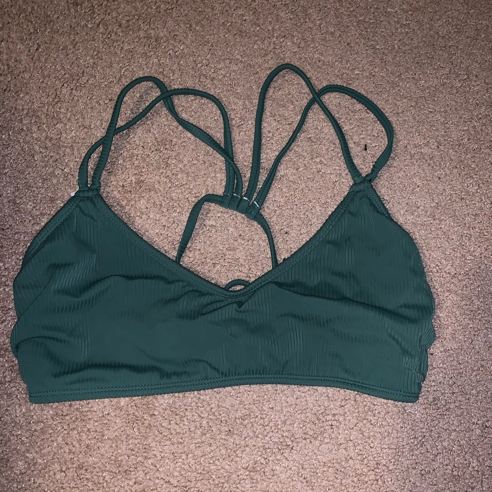 Green swim suit